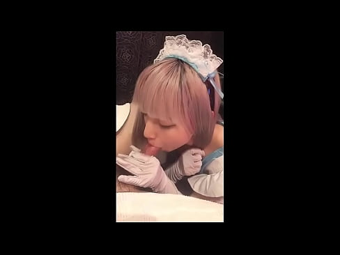 ❤️ جاپاني بت [ميوڪا]، فرينچ نوڪر جو لباس، حصو 1، بلو جاب ۽ لوشن سان جرڪ آف ☑  ❌❤